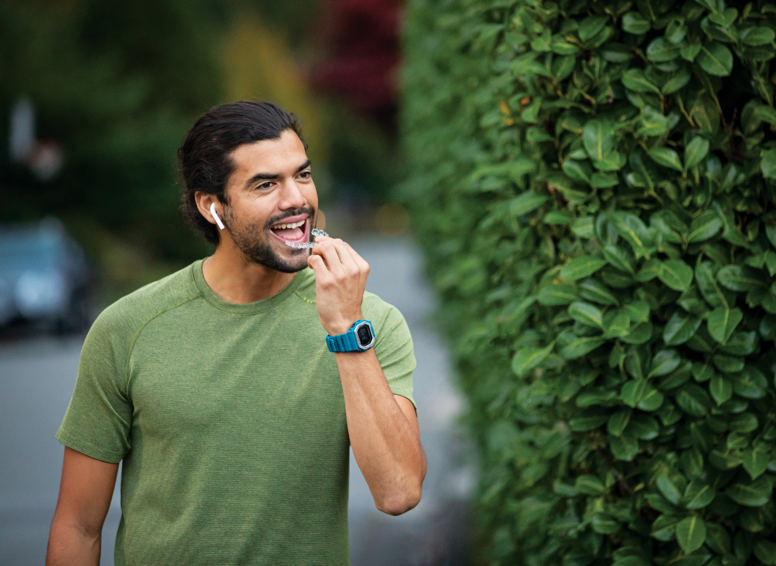 Men With Invisalign Aligners