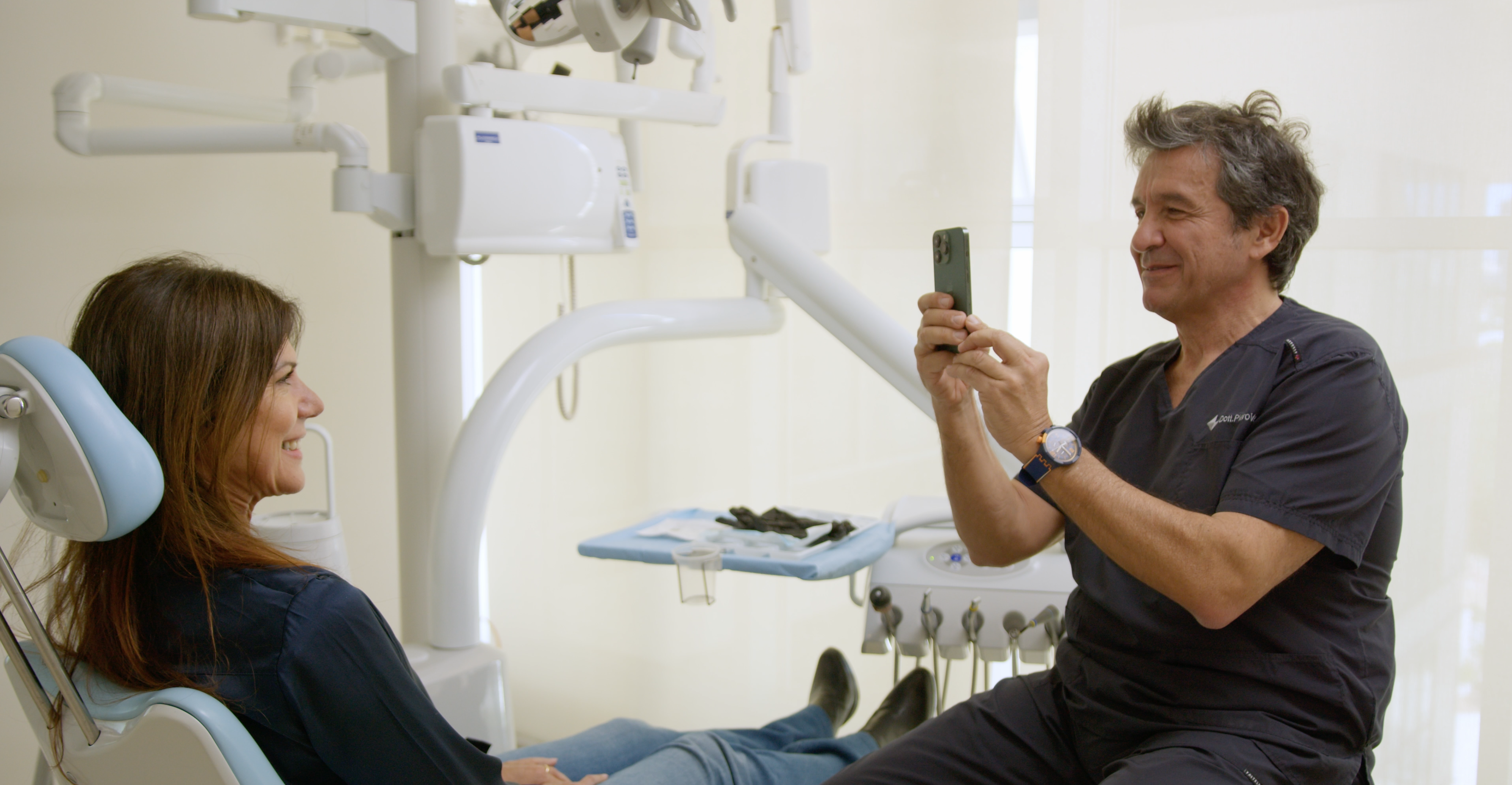 image-text-and-media-doctor-with-patient-taking-a-photo