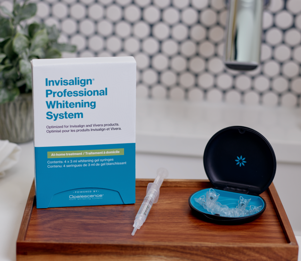 Invisalign® Professional Whitening System boxes