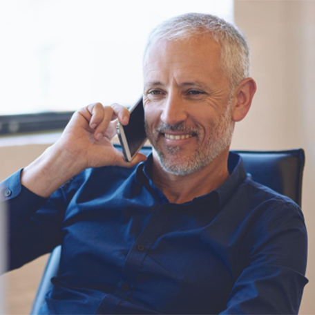 image-text-and-media-man-on-phone