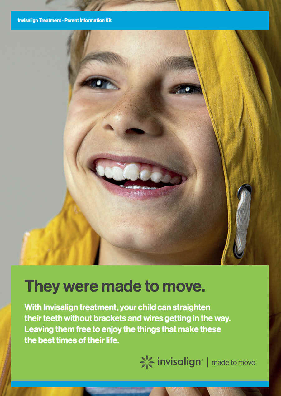 Clear aligners for child - move teeth - Invisalign UK