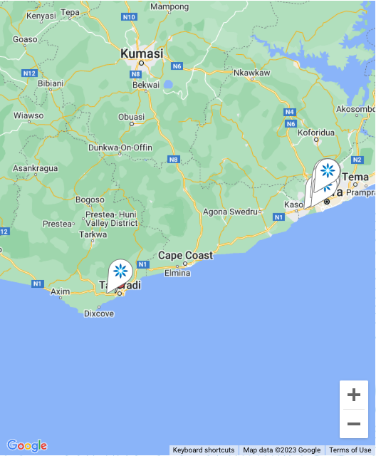 Map - Invisalign® providers in Sekondi-Takoradi, Ghana