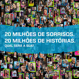 20 milhões de sorrisos.
