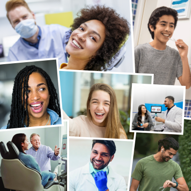 Invisalign people happy to wear clear aligners