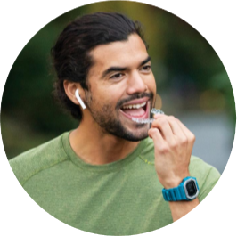 photo-3-up-man-green-shirt-putting-in-invisalign-aligners