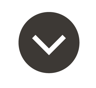 white arrow in a black circle