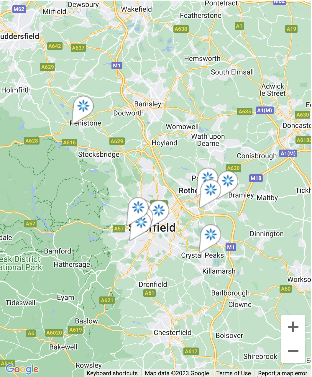 Map - Invisalign® providers in Sheffield
