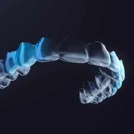 Invisalign® aligners with SmartTrack™ technology