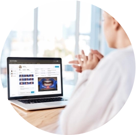 Invisalign® doctor monitoring his patients' treatments