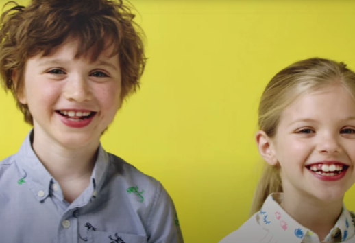 Children smiling for Invisalign treatment