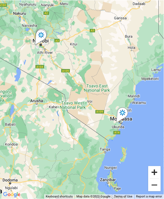 Map - Invisalign® providers in Mombasa, Nigeria