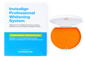 Invisalign Professional Whitening System boxes with aligners case