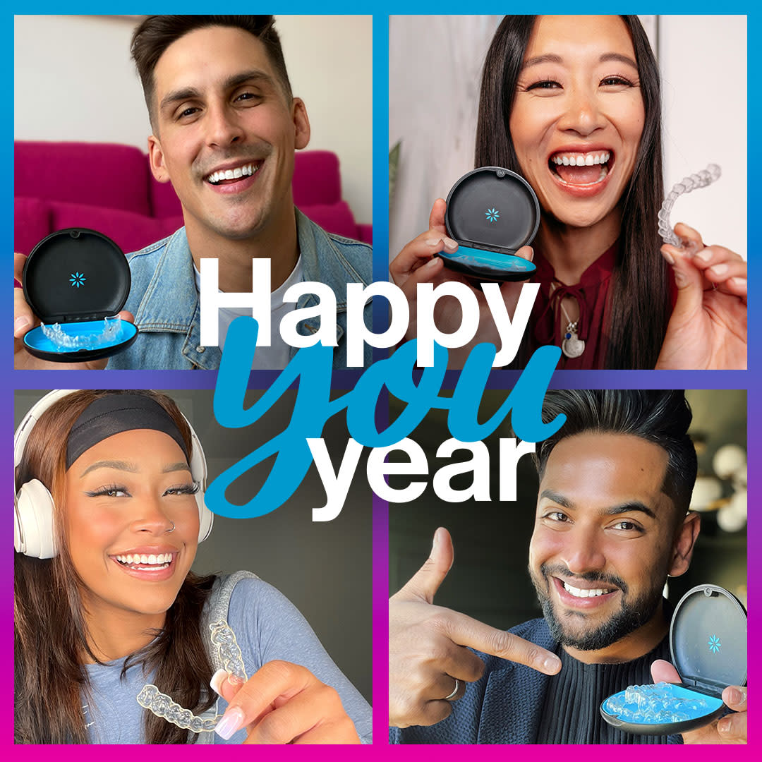 Happy You Year and Invisalign clear aligners