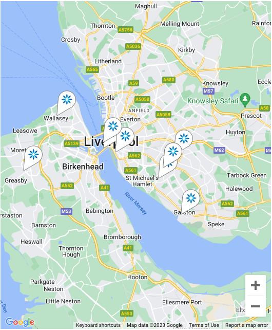 Map - Invisalign® providers in Liverpool