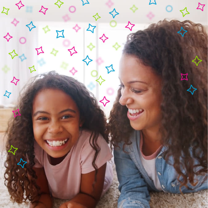 Mother and daughter smiling - Invisalign palatal expander