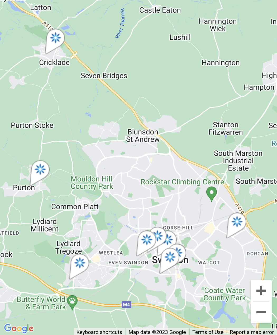 Map - Invisalign® providers in Swindon