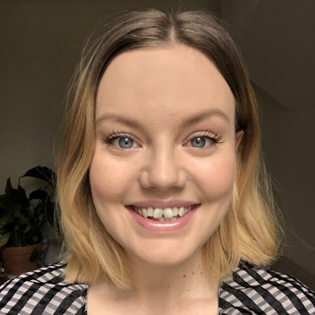 Young woman before Invisalign® treatment