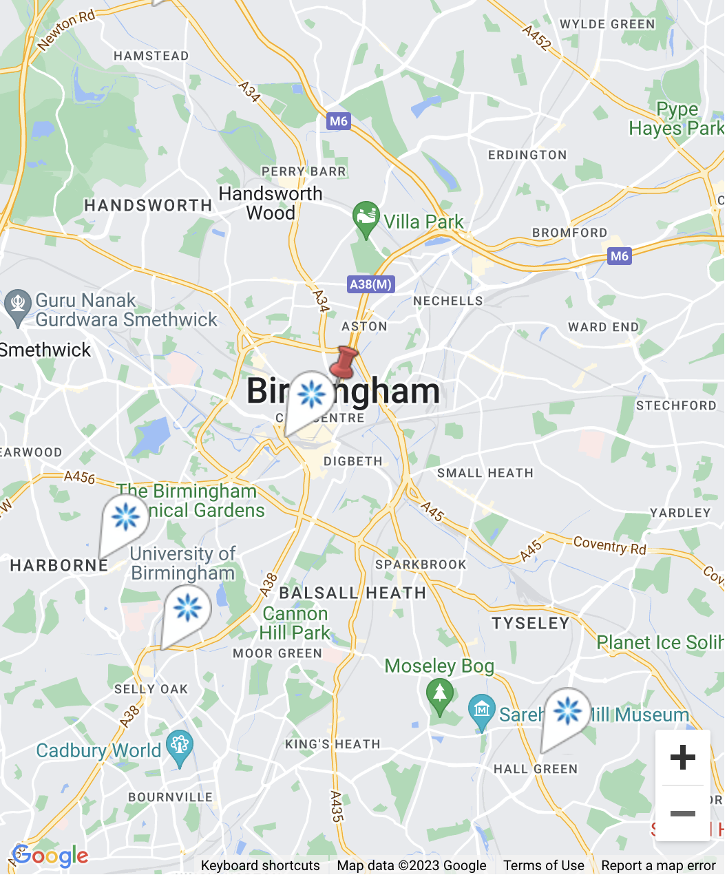 Map - Invisalign® providers in Birmingham