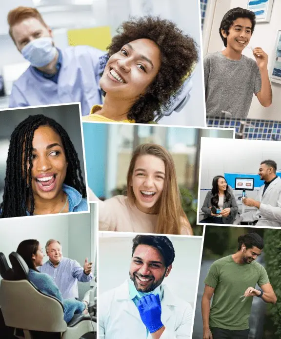 Invisalign people happy to wear clear aligners