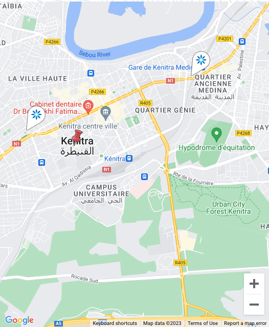 Map - Invisalign® providers in Kenitra, Morocco