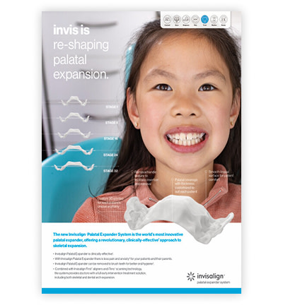 Align Innovations | Ortho | Form | Carousel | Invisalign® Palatal Expander System with expansion visualization feature