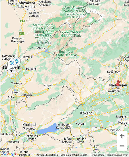 Map - Invisalign® providers in Namangan