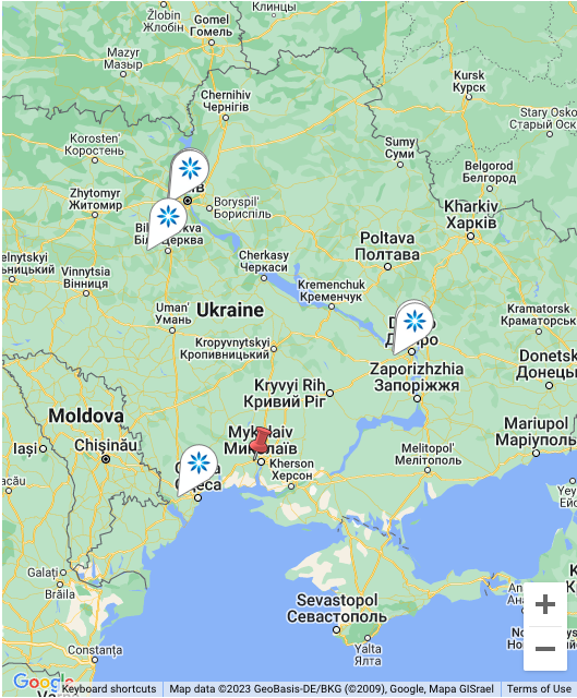 Map - Invisalign® providers in Mykolaiv