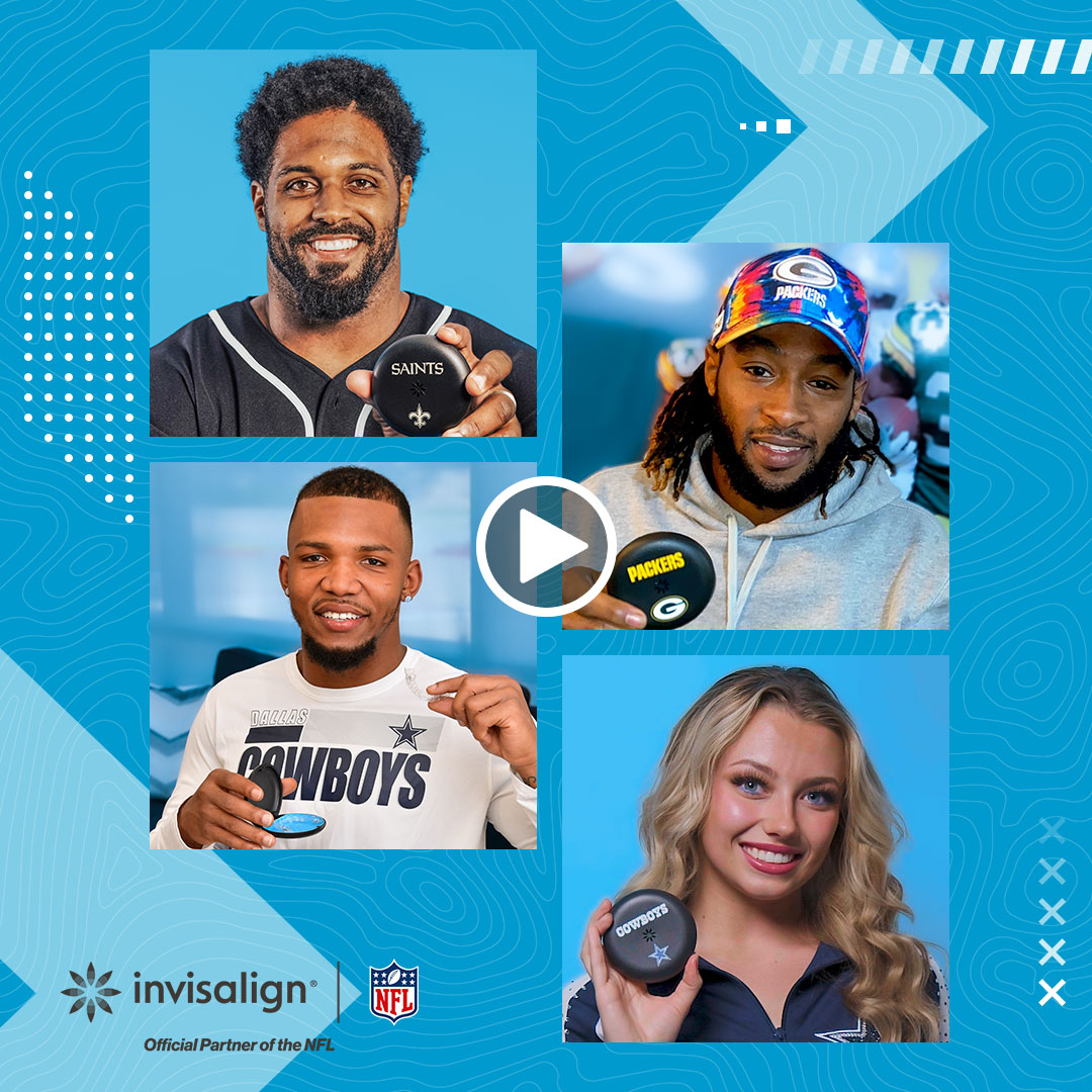 Invisalign brand named Official Clear Aligner Sponsor of the NFL