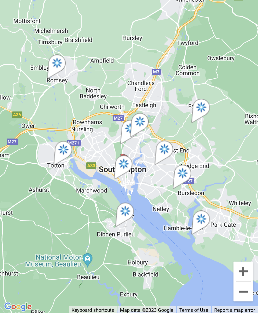 Map - Invisalign® providers in Southampton