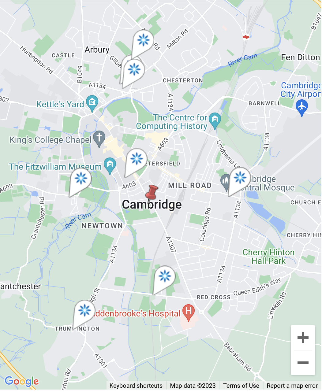 Map - Invisalign® providers in Cambridge