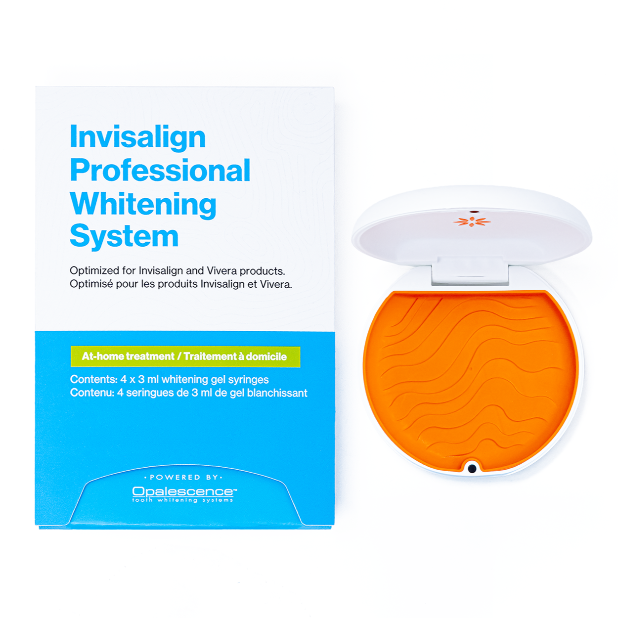 Invisalign Professional Whitening System boxes