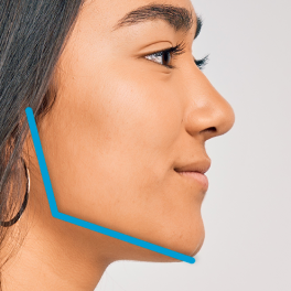 image-big-card-girl-showing-jawline-pattern