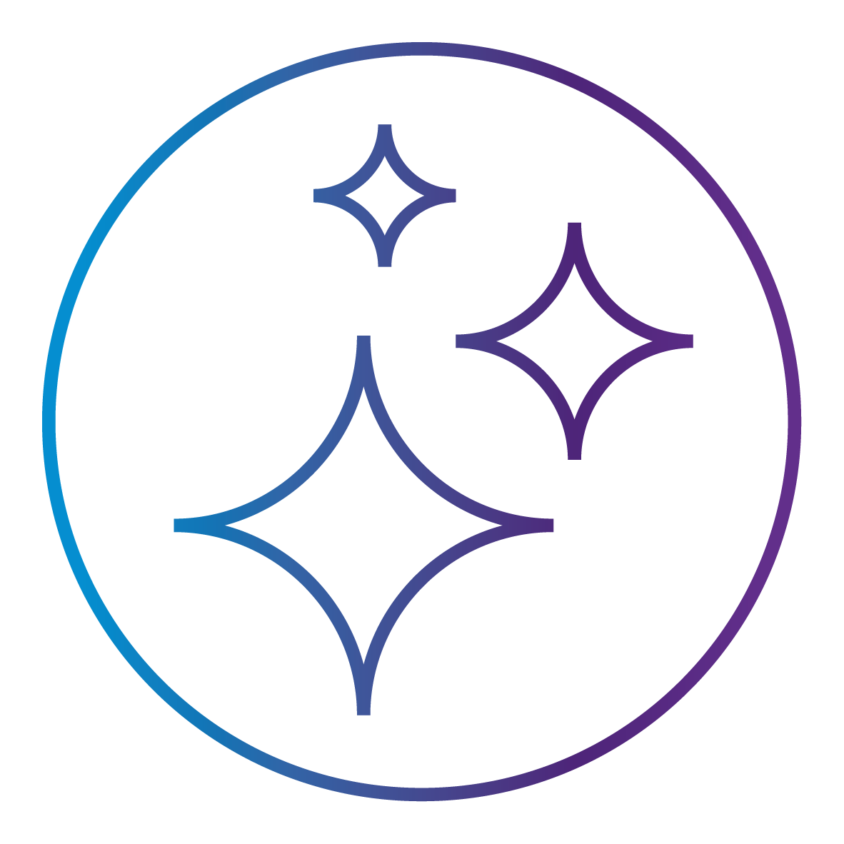 gradient-outline-cleaning crystals