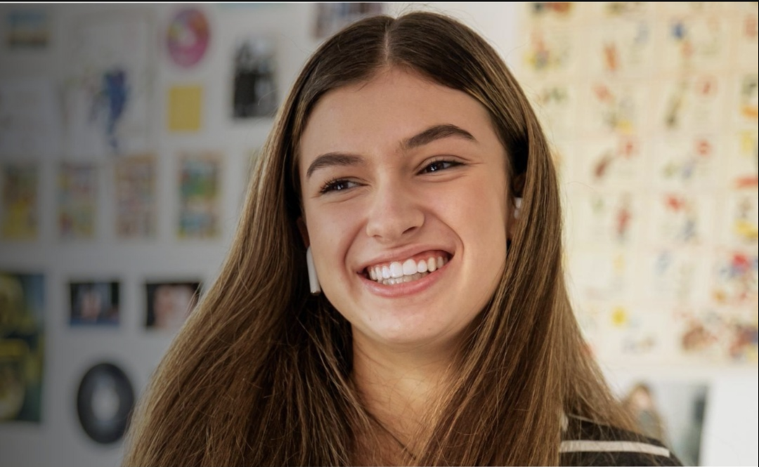 Teenager smiling with straight teeth - UK