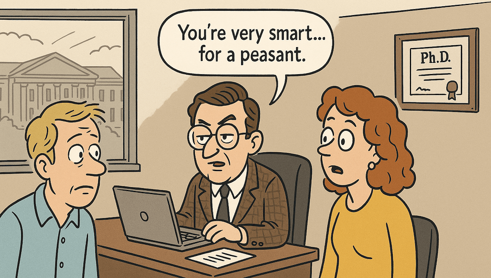 “Smart… For Someone Who Doesn’t Have a PhD.”