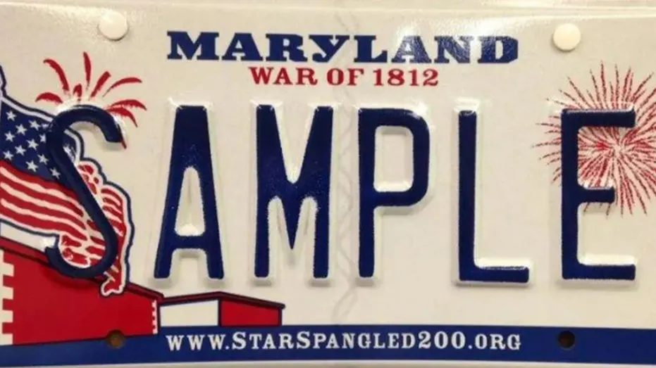 Maryland License Plate