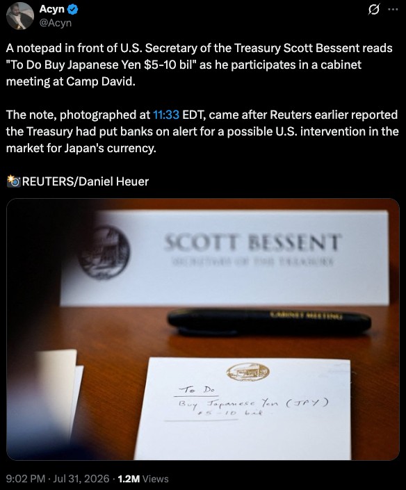 ACYN Tweet Scott Bessent