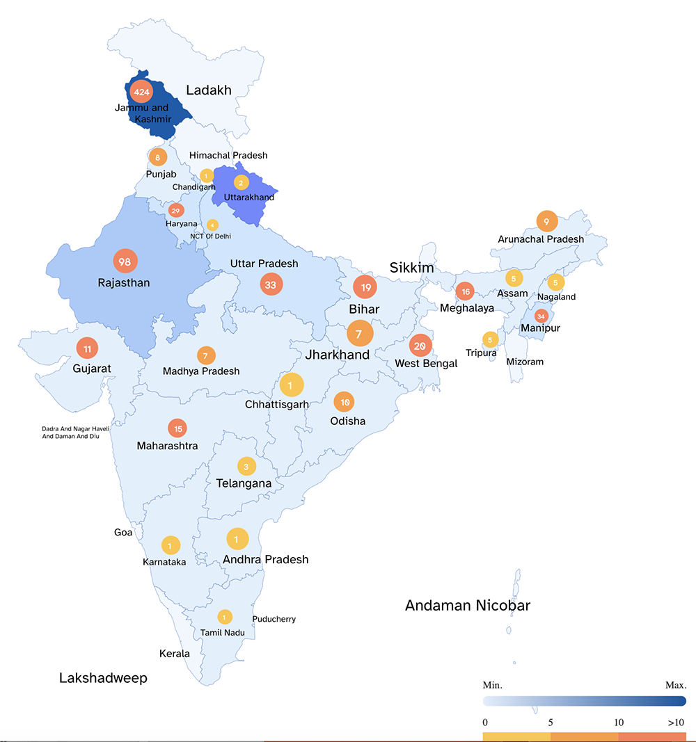 map of india