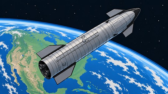 Starship's First Shot at Orbit