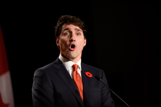 Trudeau Openly Salutes a Nazi