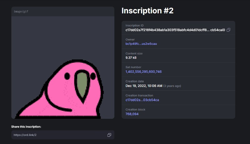 Rave parrot