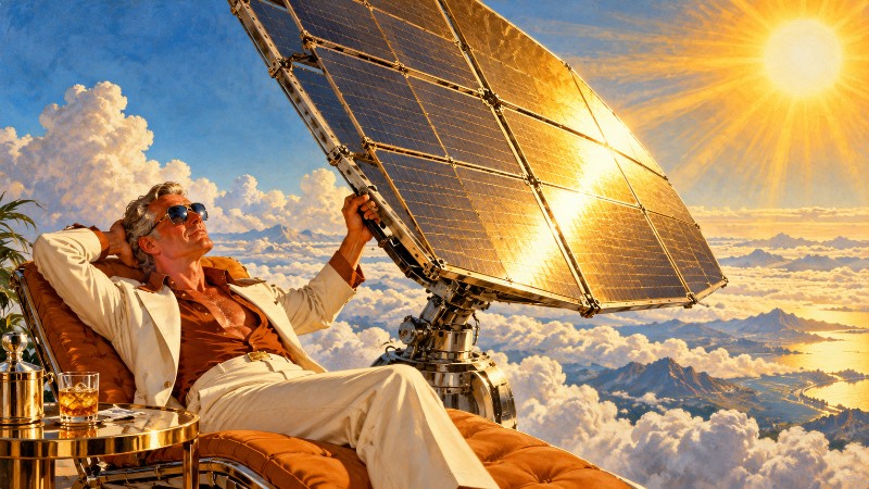 Billionaires Catching Rays