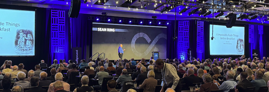 sean at the conference