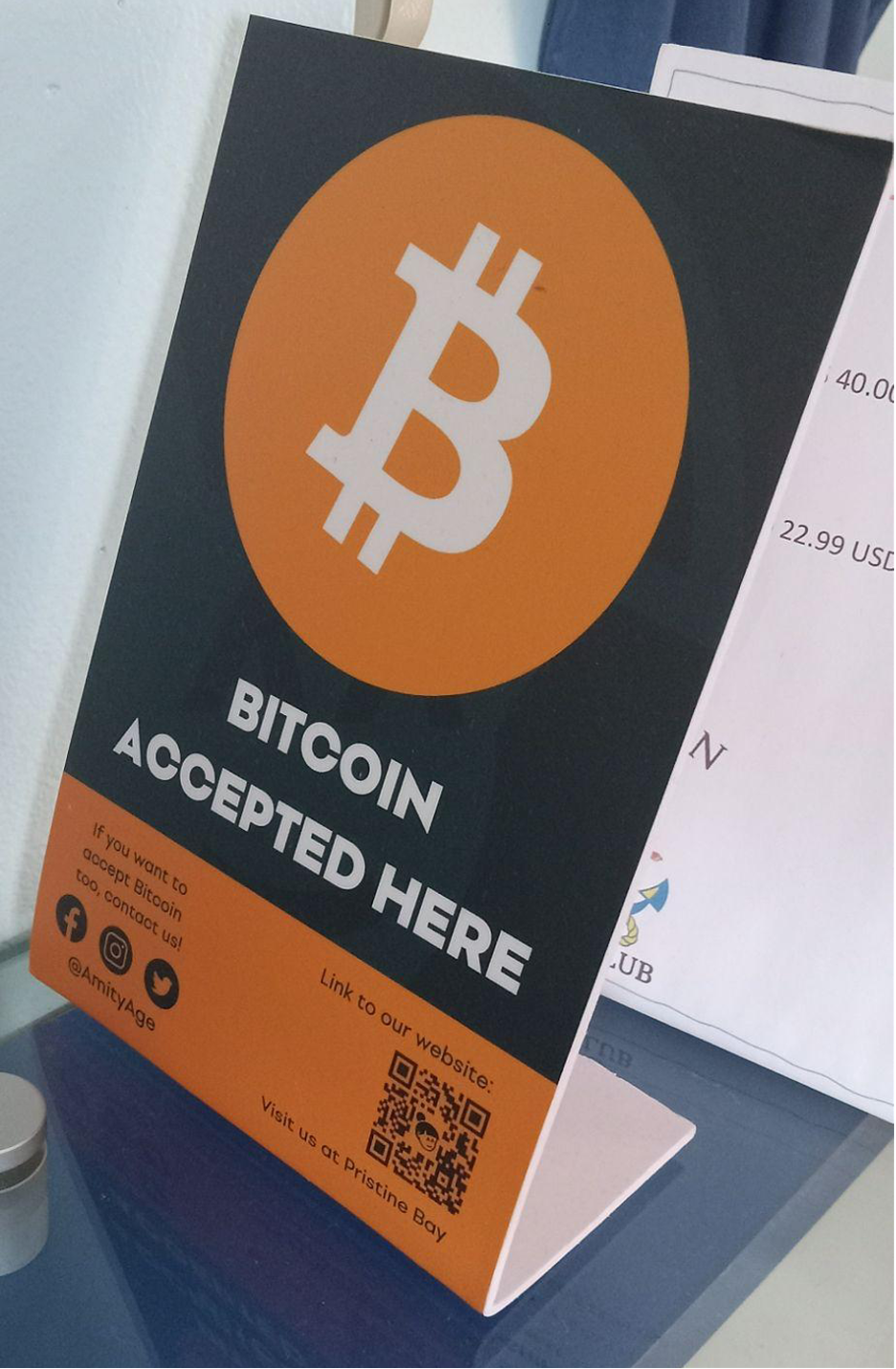 bitcoin accepted