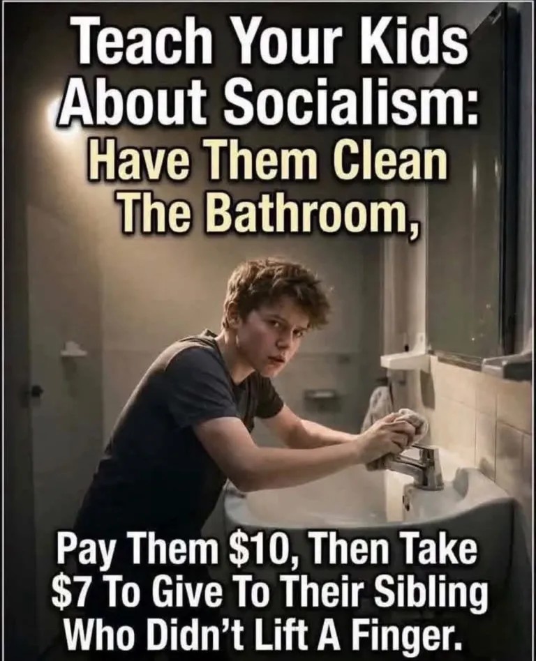 Teach your kids about socialism Meme