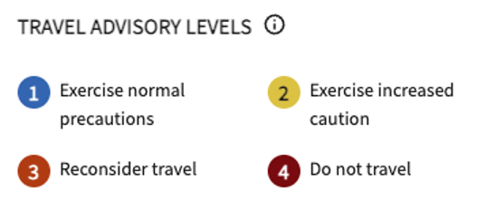 travel advisory