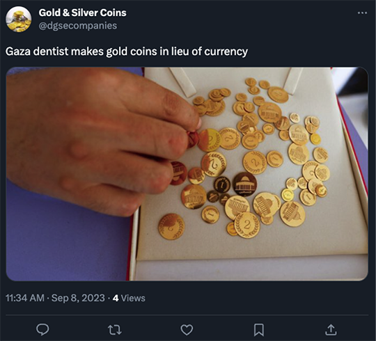 gold and silver coins