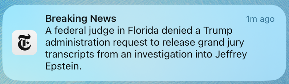 breaking news