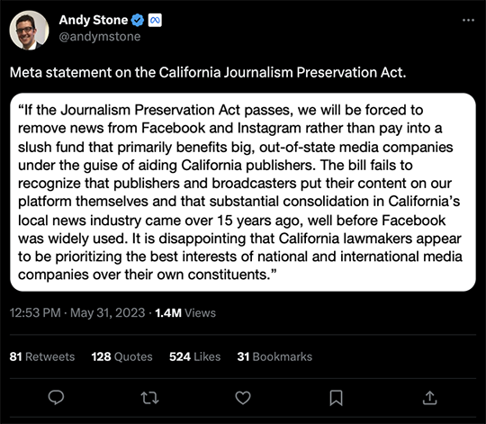 andy tweet