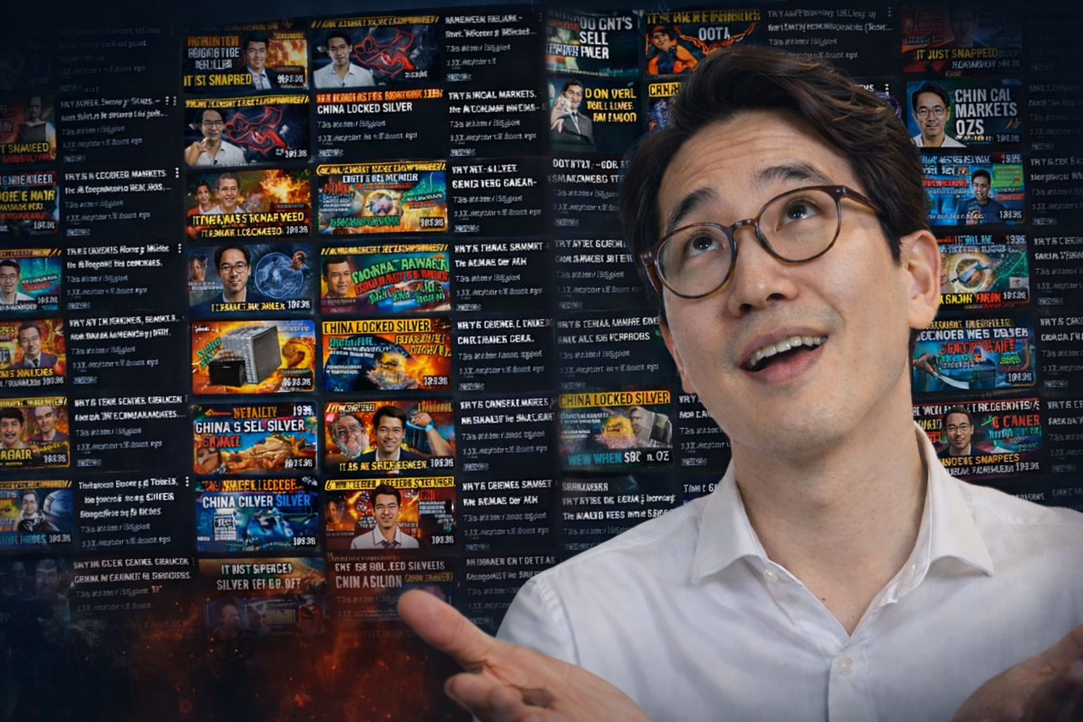 Asian Guy and the Silver Clock